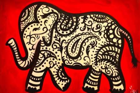 Vibrant Elephant