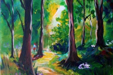 Beyond a Magical Forest's Winding Path