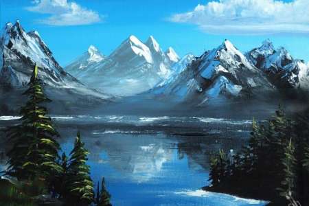 The Peaceful Lakeside Mountain Views