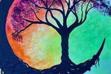 The Glowing Moon and the Tree of Life
