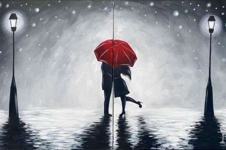 Under Cover of an Umbrella - Date Night