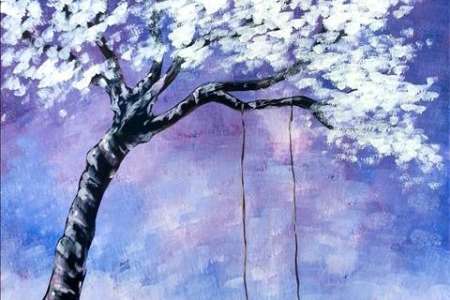 Budding Tree With a Swing