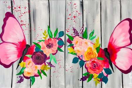 Fluttering Butterflies for Mom