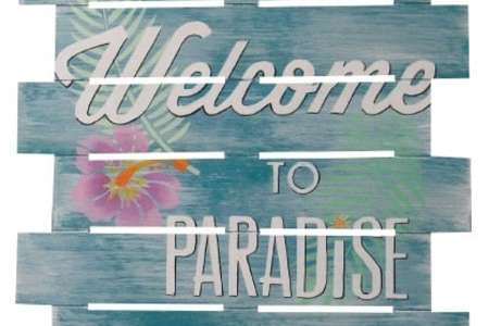 Welcome Home Floral Sign