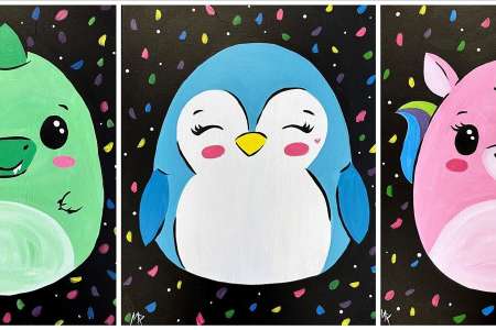 Squishmallow Animals Paint Party