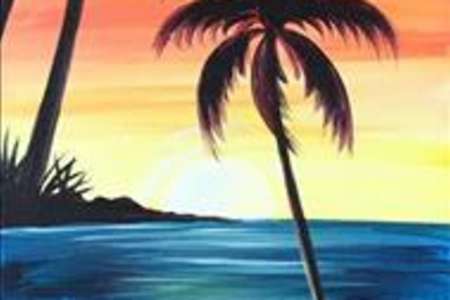 Vibrant Sunset Over Hawaiian Waters