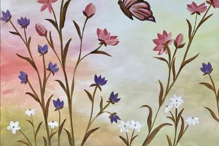 Adorable Spring Butterfly Garden