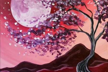 Glimmering Under the Moon