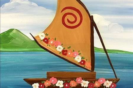 Moana Inspired Painting