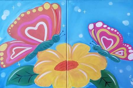 Butterfly Blooms Together