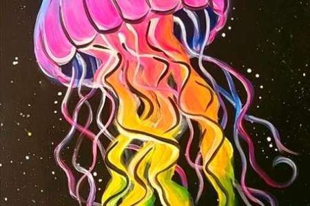 Glowing Jellyfish Underwater Magic