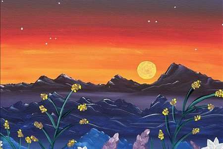 Sunset Mountain Glow