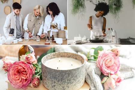 Fun Candle Making Party in Austin