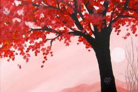 Red Fall Garden