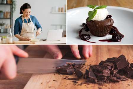 Authentic French Mi-Cuit Chocolate Cake