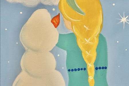 Elsa and Olaf