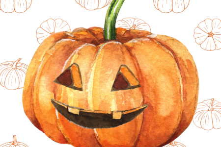 Watercolor Pumpkins