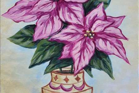 Cheerful Poinsettias