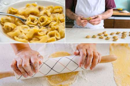 Handcraft Authentic Tortellini en Brodo