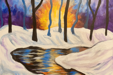 Snowy Stream
