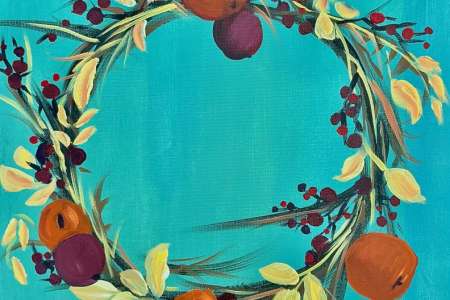 Vibrant Autumn Wreath
