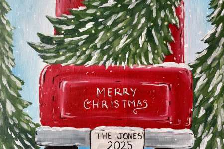 Hauling in the Christmas Tree