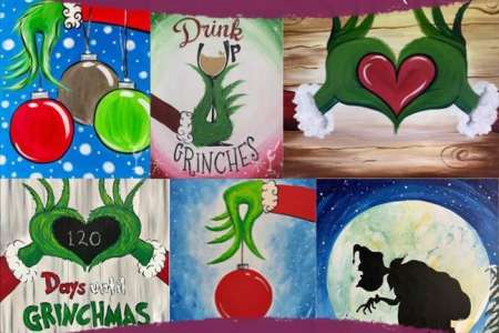 Paint Your Favorite Grinchmas Scene
