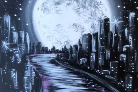 Starlit Skies Above a Sleeping City