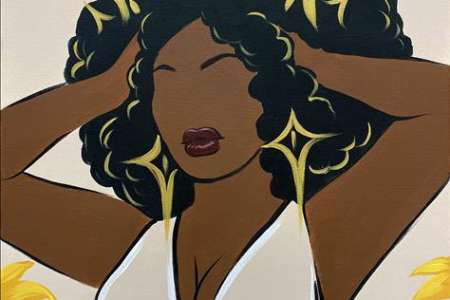 A Bronzed Beauty in the Sunflowers