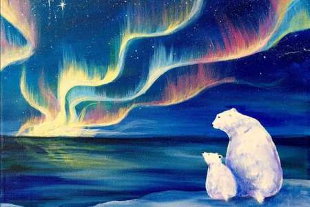 Gazing Polar Bears