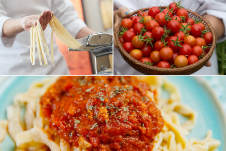 Make Fresh Tagliatelle and Bolognese