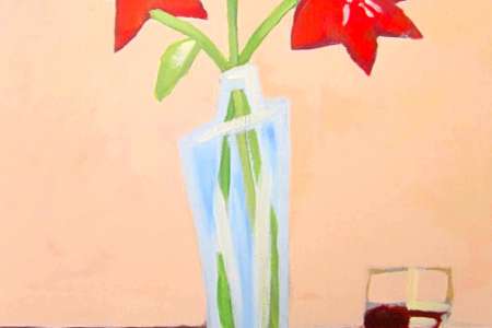 Red Flowers and Wine