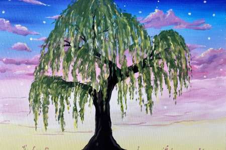 Willow Tree Sunset