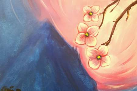 Mountain Flowers at Night