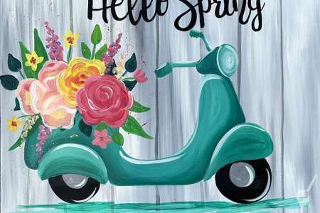 Hello Spring Vespa