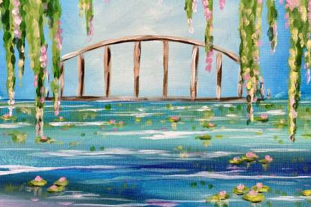 Monet-Inspired Garden Landscape