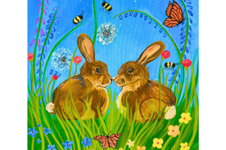 Bunny Buddies in Bloom