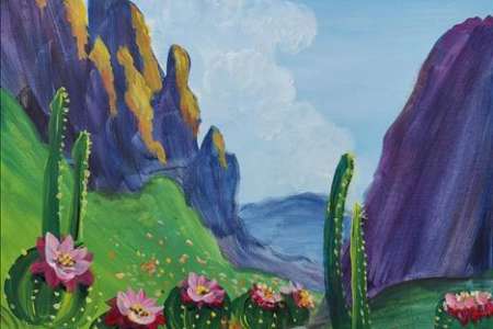 Cactus Canyon Landscape