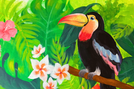 Vibrant Tropical Toucan