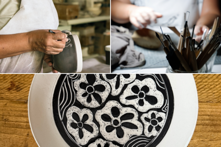 Carve a Sgraffito Plate