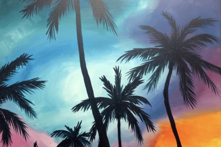 Blazing Beach Sunset