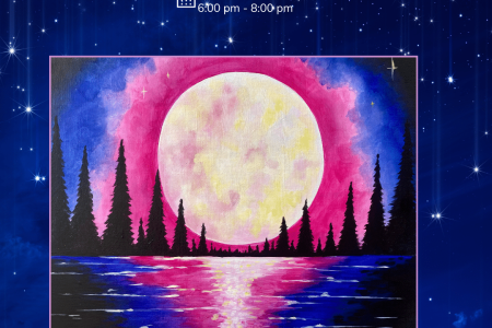 Pink Moon Reflections