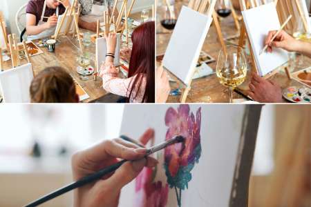 Pretty Petals Paint Night