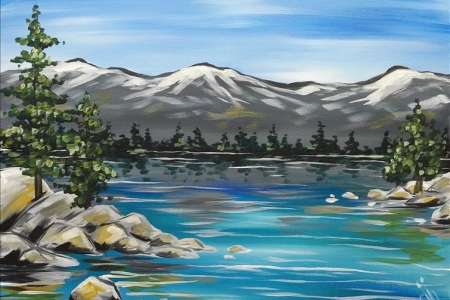 Majestic Mountain Lake Reflection