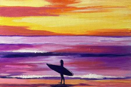 Waves at Sunrise