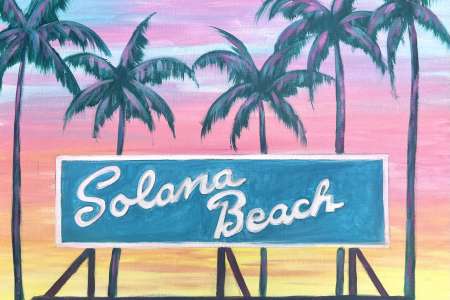 Sunset at Solana Beach