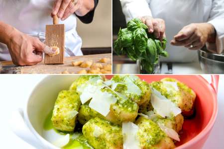 Make Creamy Pesto-Topped Gnocchi