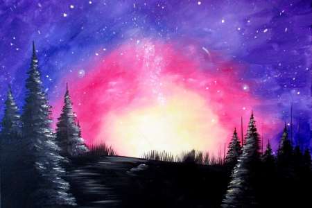 Galaxy in the Forest