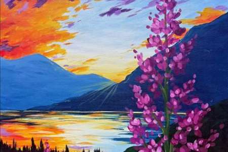 Wildflowers and Wild Sunsets