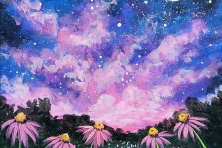 Magical Coneflower Field